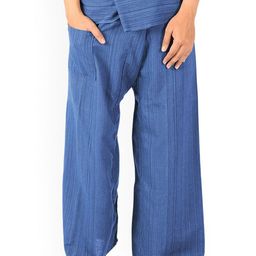 WHITEWHALE Men Striped Fisherman Lounge Pants-image-48