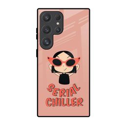 QRIOH Women Chilling Girl Printed Samsung Galaxy S25 Ultra 5G Silicone Back Case-image-85