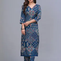 Amayra Women Blue Kurta Sets-picture-50