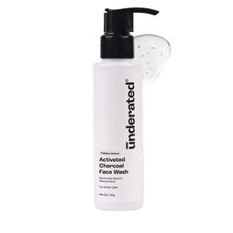 Underated Activated Charcoal Face Wash With Niacinamide For Skin Hydration- 100 g-65