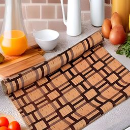 Aura Beige Set of 1 Water Resistant Shelf Liner Organisers-19