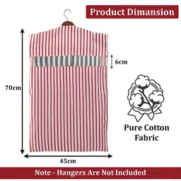 Aura Maroon Set of 3 Regular Multi-Utility Organisers image 2