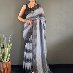 Mitera Tie and Dye Pure Georgette Saree-image-80