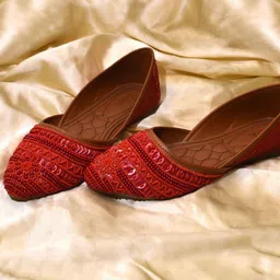 YASSIO Women Embellished Mojaris Flats-picture-46