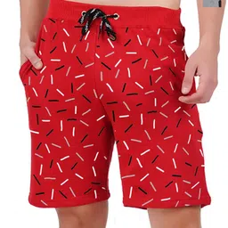 Hotfits Men Pack Of 2 Cotton Printed Low-Rise Regular Fit Shorts-picture-13