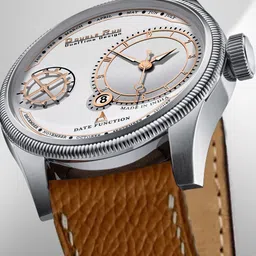 DOUBLERUN Men Round Dial & Leather Straps Analogue Chronograph Watch H05N14027-27