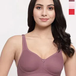 College Girl Pack Of 3 Underwired Full Coverage Lightly Padded Minimizer  Bra-image-57