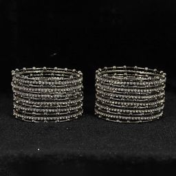 NMII Set Of 26 CZ-Studded Bangles-90