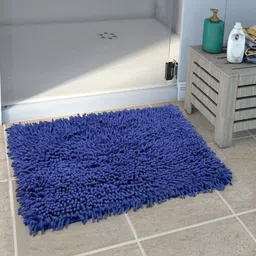 Saral Home Blue Anti-Skid Bath Mat-image-96