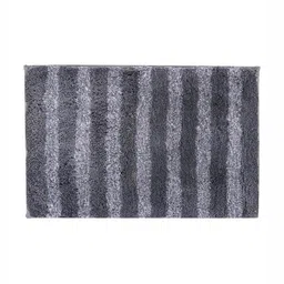Pano Grey Striped 1800 GSM Bath Rug-image-53