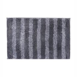 Pano Grey Striped 1800 GSM Bath Rug-55