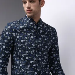 SHOWOFF Men Grey Printed Single- Breasted Blazers-picture-35