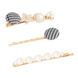 HAIR DRAMA COMPANY Girls Set of 3 Embellished Bobby Pins-17