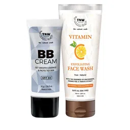 TNW the natural wash Set Of BB Cream & Vitamin C Exfoliating Face Wash - 30ML+100ML-11