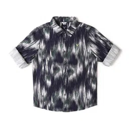 Allen Solly Junior Boys Slim Fit Abstract Printed Casual Shirt-image-47