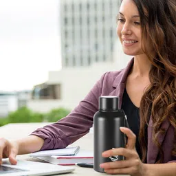 Milton Black Double-Walled Vacuum Aura 500 Hours 24 Hot & Cold Thermosteel Bottle -520 ml-17