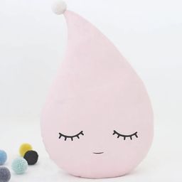 STYBUZZ  Kids Pink Rain Drop Shaped Cushion-39