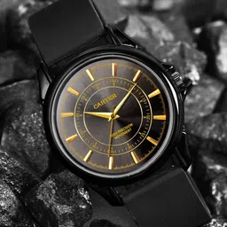Sandy D Carter Men Patterned Dial & Textured Straps Analogue and Digital Watch SDC24-95-BK-10