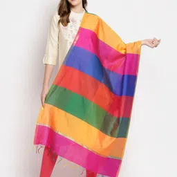 Dupatta Bazaar Striped Tasselled Dupatta-25