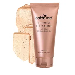 MCaffeine Shimmer Body Scrub with Coffee Powder & Almond Oil - 150 g-14