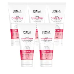 Globus naturals Set of 5 Pimple Clear Face Wash with Salicylic Acid - 75 g Each-19