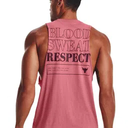 UNDER ARMOUR Project Rock BSR Typographic Printed Relaxed Fit Tank T-Shirt-image-76