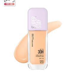 Maybelline New York 30H Longwear Super Stay Lumi-Matte Liquid Foundation 35ml - Shade 120-15