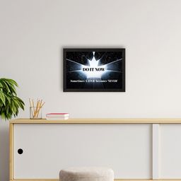 eCraftIndia Black & White Motivational Quotes Printed Framed UV Wall Art Painting-image-83