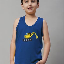 Friskers Boys Printed Pure Cotton Innerwear Vest-picture-1