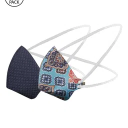 VASTRAMAY Unisex Pack Of 2 3-Ply Reusable Outdoor Head Band Cloth Masks-28
