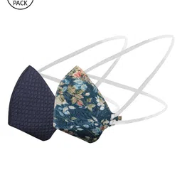 VASTRAMAY Unisex 2 Pcs 3-Ply Anti-Pollution Reusable Outdoor Masks-43