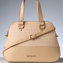 Van Heusen Geometric Printed Structured Handheld Bag-52