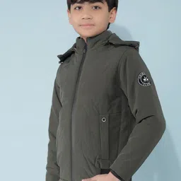 Crimsoune Club Boys Geometric Lightweight Longline Tailored Jacket with Embroidered-image-56