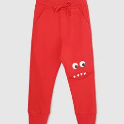 max Boys Graphic Printed Pure Cotton Joggers-image-89