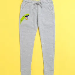NUSYL Kids Grey Solid Joggers-image-65