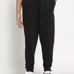 Red Tape Boys Black Solid Joggers-image-45