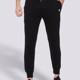 Mark Leute Men Black Solid Mid Rise Regular Fit  Joggers-image-19