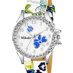 Mikado Women Multicoloured Brass Printed Dial & Multicoloured Leather Straps Analogue Watch AV 5759-image-81