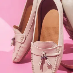 Inc 5 Women Beige Textured Loafers-27