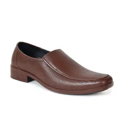 Ajanta Men Textured Formal Slip on Shoes-62
