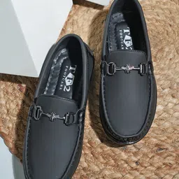 Style Shoes Boys Textured Comfort Insole Driving Shoes-picture-8