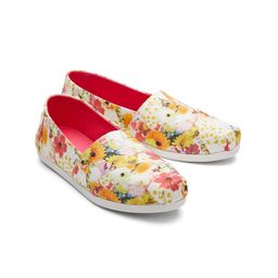 TOMS Women Printed Floral Alpargata Loafers-image-23