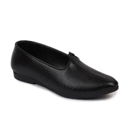 FAUSTO Men Textured Lightweight Mojaris-4