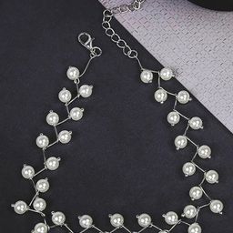 Jewels Galaxy Set Of 2 Silver-Plated Pearls Necklace-image-42