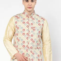 Badoliya & Sons Printed Nehru Jacket-33