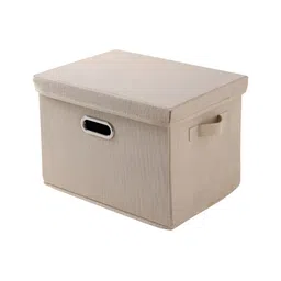 HOKIPO Beige Self Design Multi-Utility Organisers With Lid-image-95