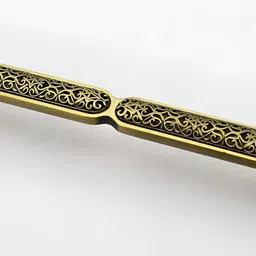 Rab Gold Toned Matte Finished Zinc Door Handle-image-63