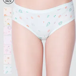 Dollar Missy Pack of 8 Combed Cotton Light Printed Hipster Briefs-image-67