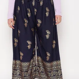 CLORA CREATION PLUS Women Floral Printed Palazzos-57