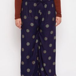 CLORA CREATION PLUS Women Plus Size Floral Printed Palazzos-image-64